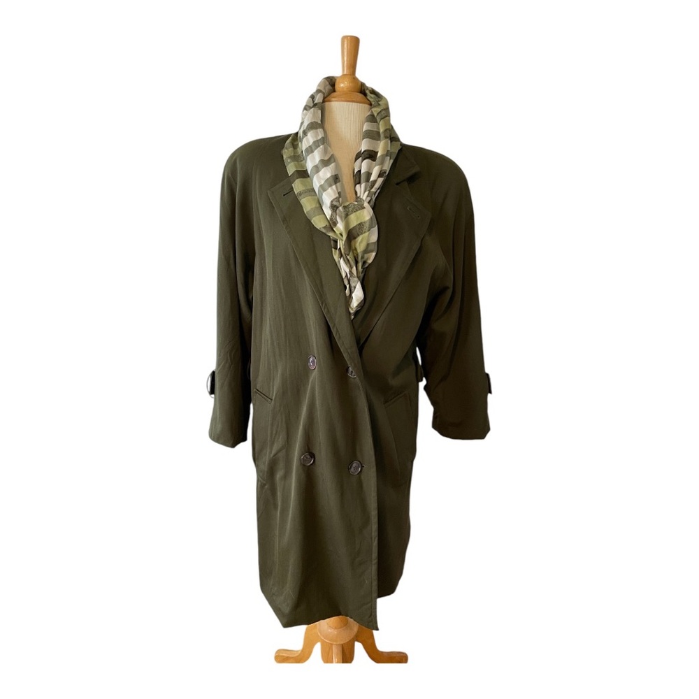 Vintage Bloomingdale’s Double Breasted Chico’s Wool /Silk Coat